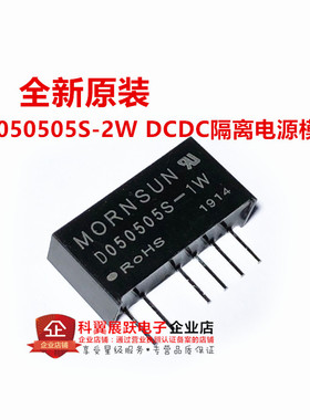 D050505S-2W 双隔离非稳压双输出DC-DC模块电源