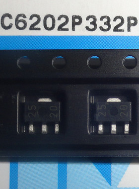 原装进口 XC6202P332PR SOT89 3.3V 稳压IC 印记252Z 贴片