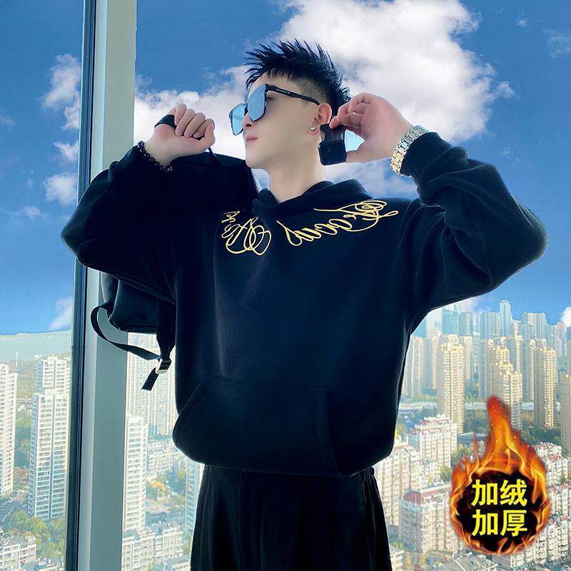 2024新款痞帅宽松刺绣卫衣