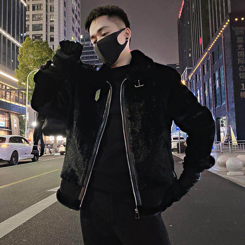 虎格狼金貂绒皮草外套加厚保暖