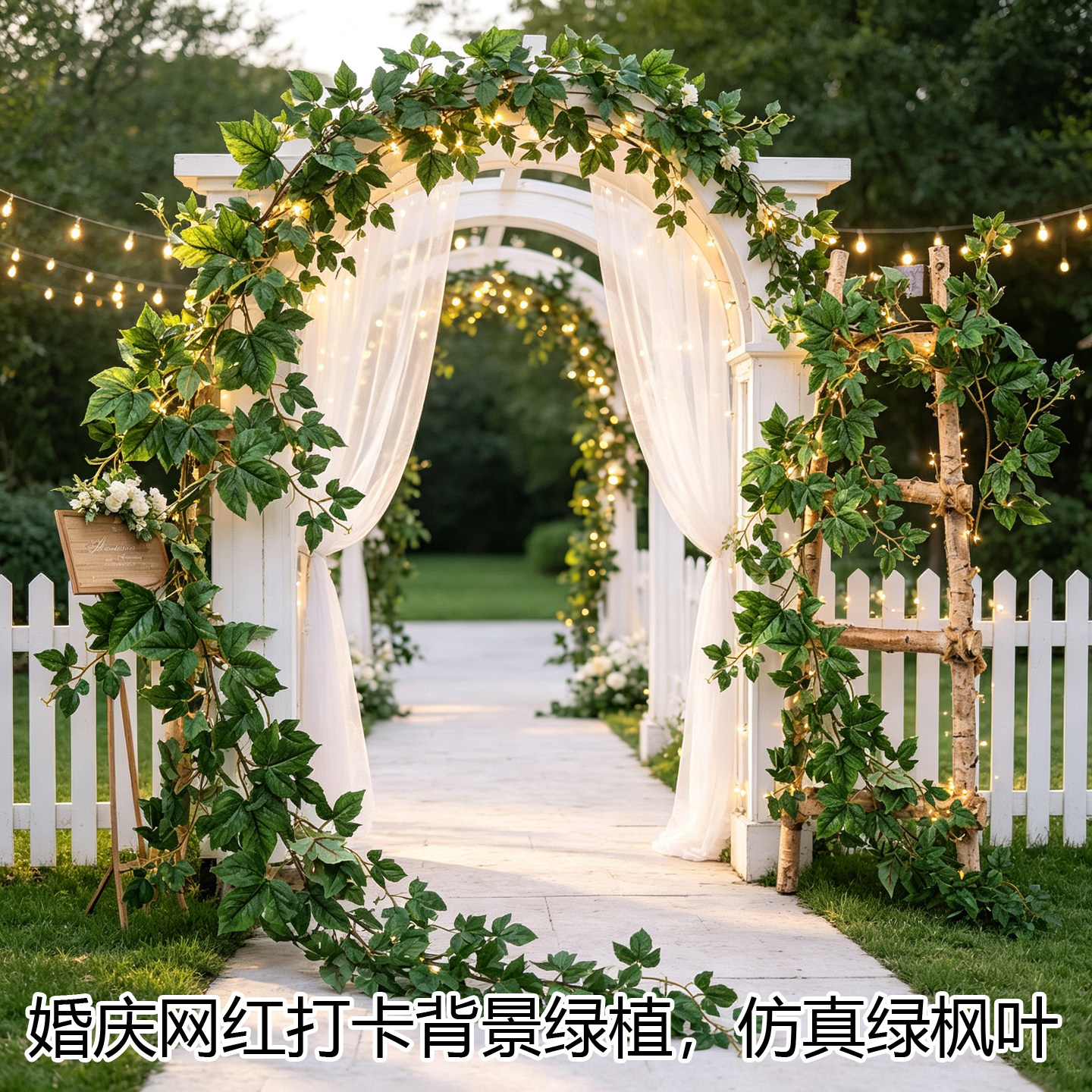 仿真常春藤假藤绿植网红打卡墙