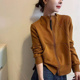 女装 时髦洋气拉链立领拼接卫衣25年秋冬季 休闲风打底显瘦长袖 上衣