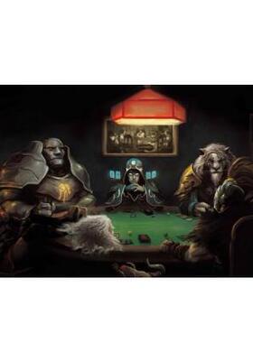 万智牌垫桌游周边卡牌MTG桌垫大鼠标垫最后的晚餐magicthegatheri