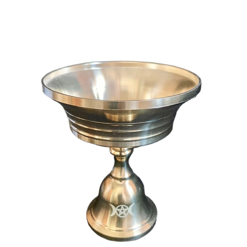 酥油灯座烛台纯铜祭坛