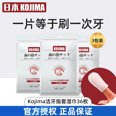 日本kojima宠物指套猫咪口腔清洁