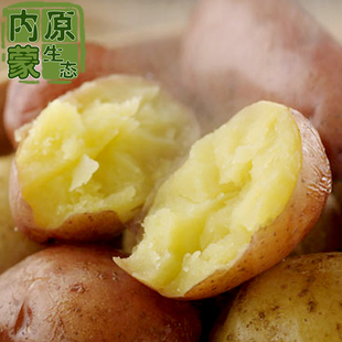 包邮 内蒙古原生态天然红皮土豆蔬菜新鲜土豆高山马铃薯洋芋2500g