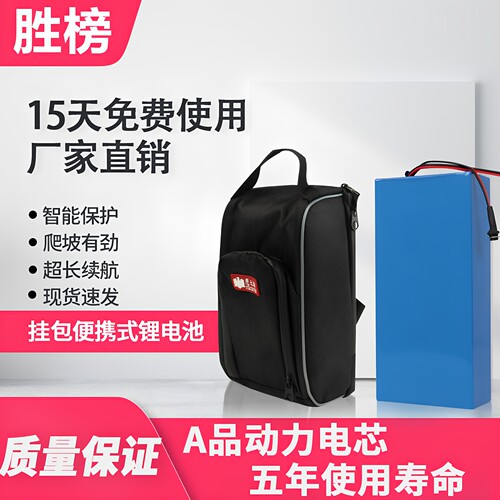全新24v36v48v锂电池大容量通用