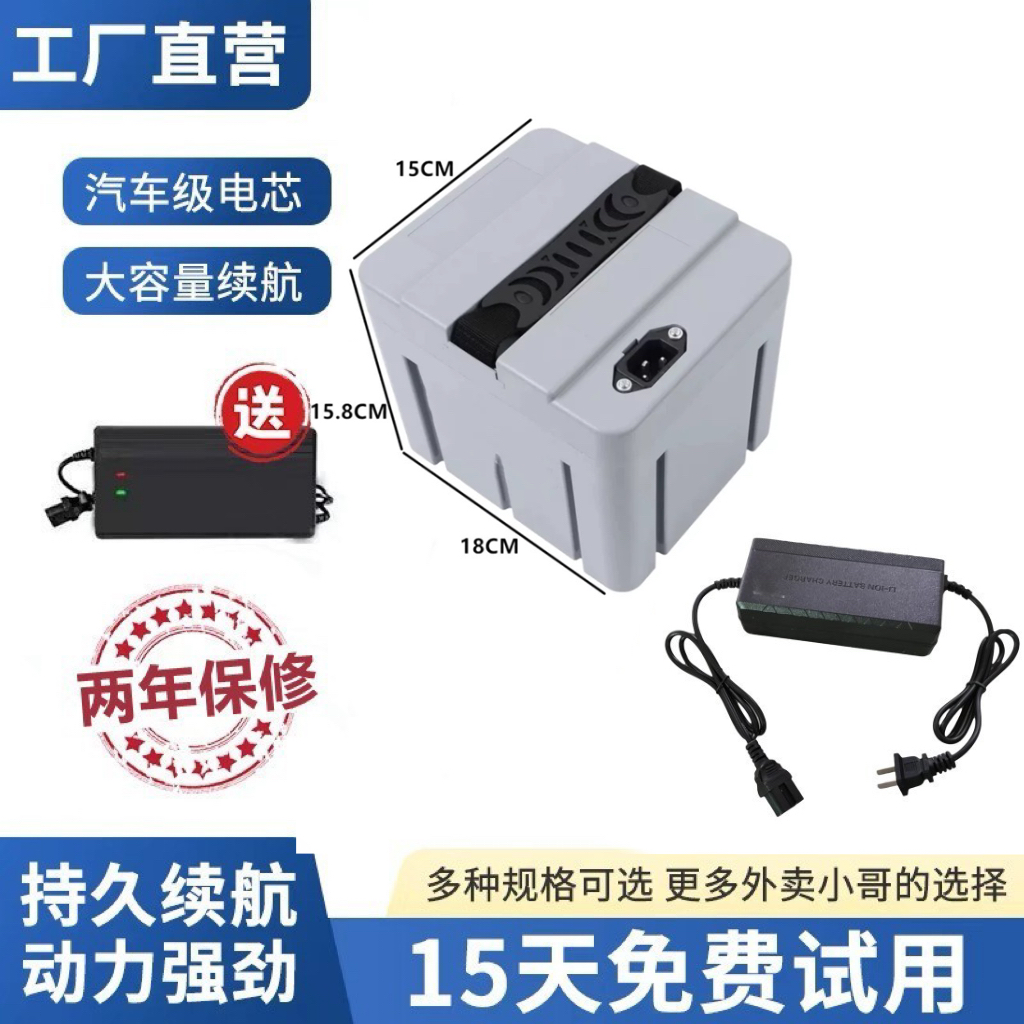 雅迪爱玛48v三元锂电瓶
