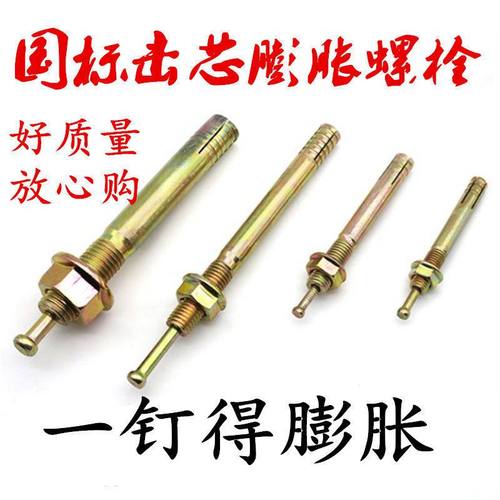 击芯膨胀螺丝举升机专用敲击膨胀螺栓一钉得龙门架升降机固定螺丝