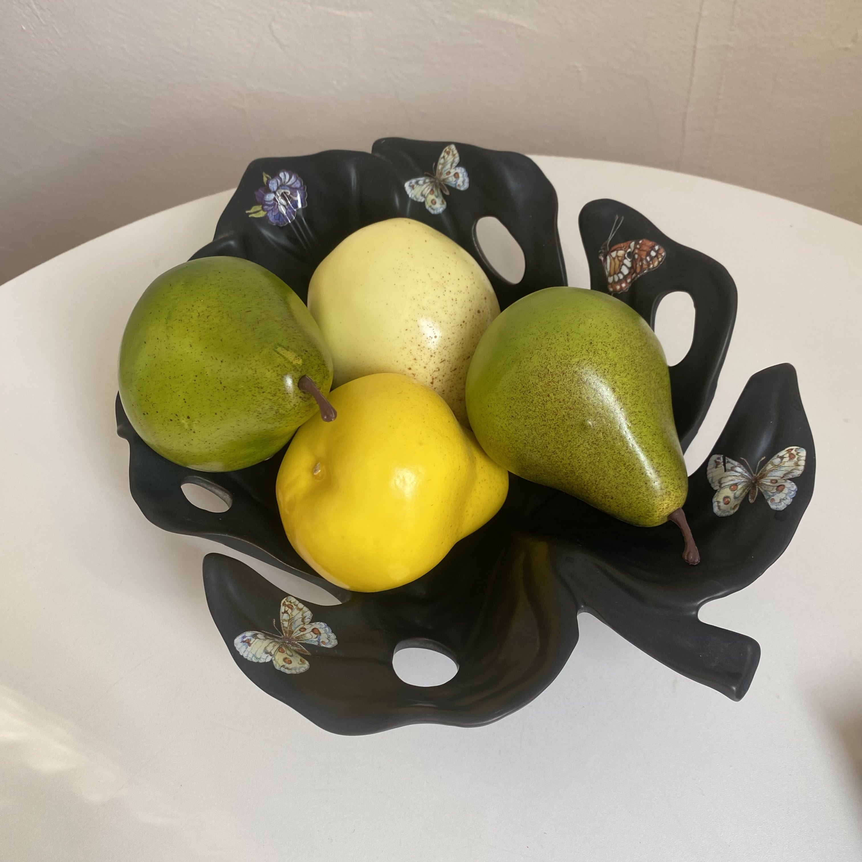 原单尾货 创意陶瓷树叶造型果碗桌面水果盆黑色个性家居糖果碗,家居饰品,果盘/果篓,淘宝优惠券,粉丝福利购,淘宝优惠卷