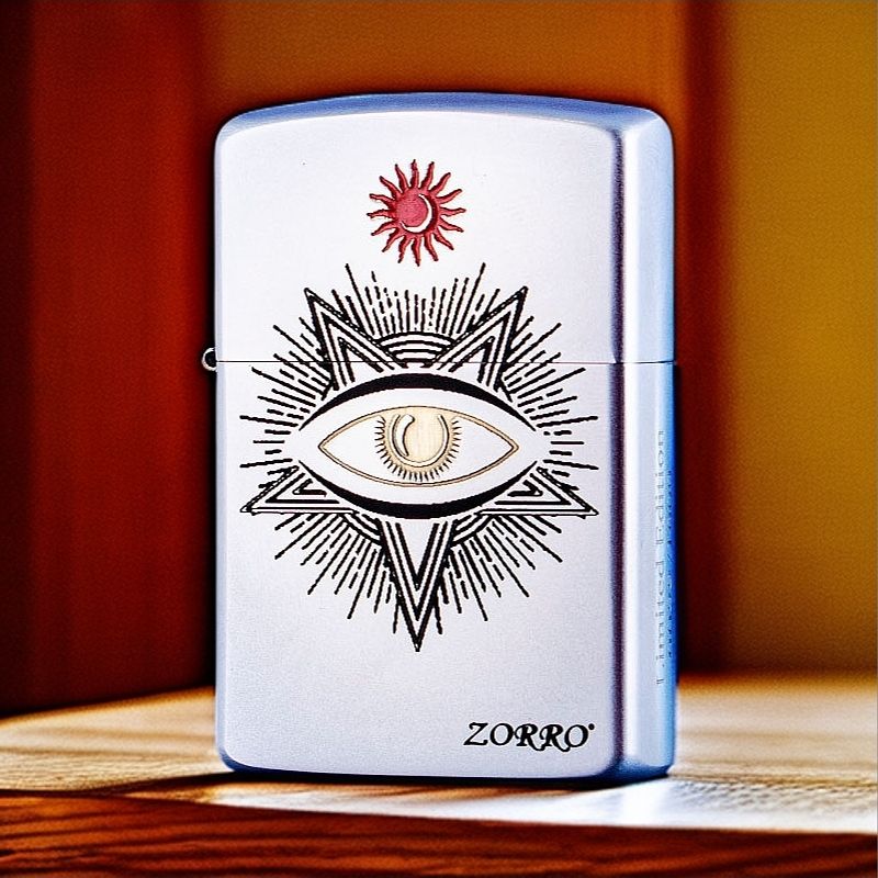 控价款/佐罗/ZL-BLT807-1/巴雷特砂铬一眼万年煤油打火机