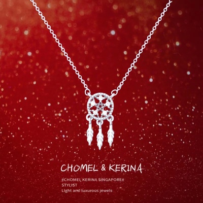 捕梦网项链轻奢小众高级感