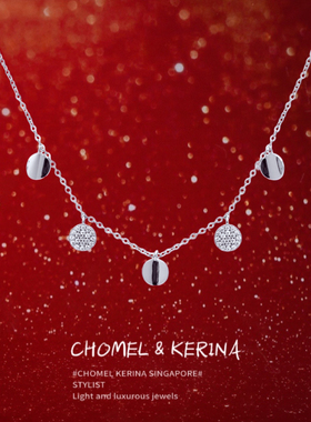 轻奢小众设计感项链ins纯银