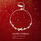 「小碎钻蝴蝶结」纯银s999手链女轻奢小众精致高级感生日礼物