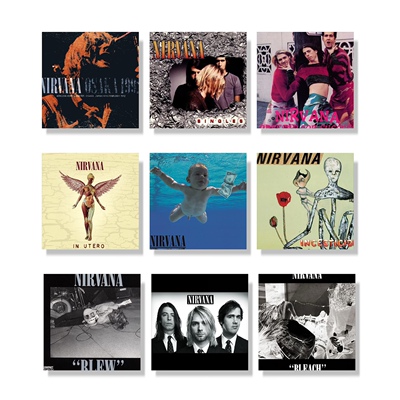Nirvana涅槃乐队专辑海报墙贴
