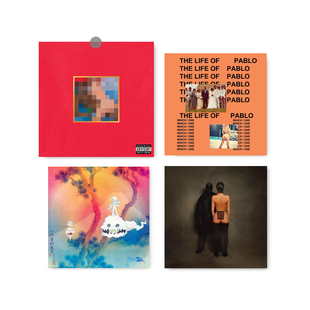 Kanye West专辑CD唱片海报沙发背景墙墙贴装饰画小众艺术侃爷周边