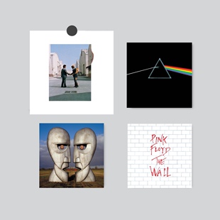 Pink Floyd黑胶专辑封面海报墙贴床头背景墙贴纸摇滚乐队周边