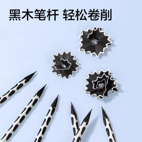 得力正姿三角杆洞洞铅笔10支
