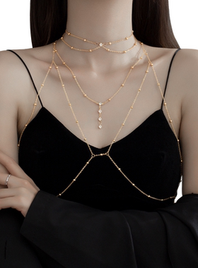 金美澳小众胸链身体链