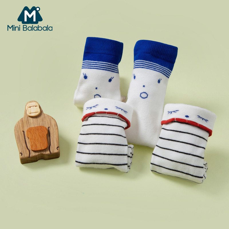 迷你巴拉巴拉婴儿袜子儿童中筒袜可爱动物图案透气吸汗春季新款在类目 童装/婴儿装/亲子装, 儿童袜子(0-16岁)中 - 来自Buy2taobao.com提供专业的淘宝代购服务