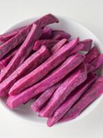 Purple sweet potato crisps, purple French fries, sweet potato chips, farm specialties, homemade sweet potato chips, bagged office snacks and small treats thumbnail 7