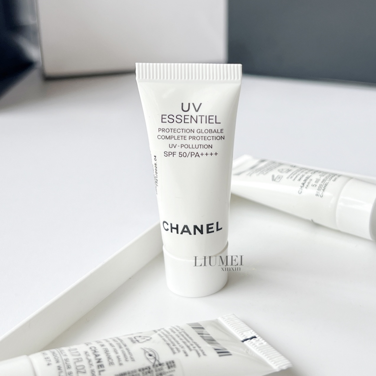 Chanel香奈儿UV防晒5ml中小样美白隔离乳液spf50隔离清爽水润25年