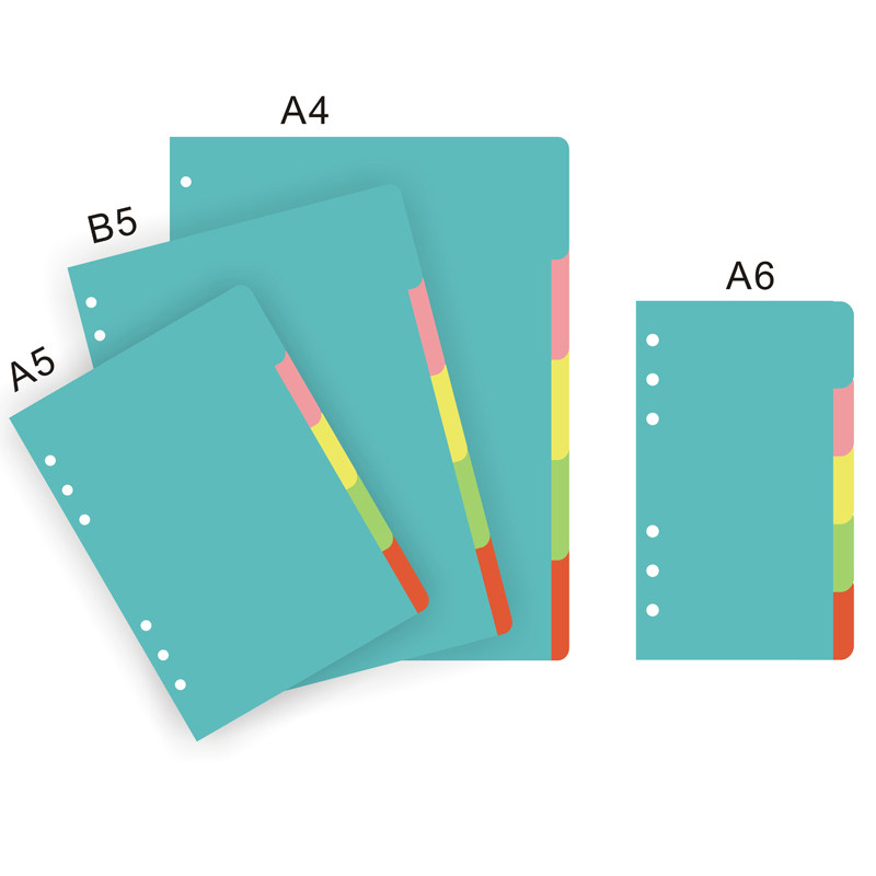a4b5a5a6记事本多功能替换纸内芯内页活页芯商务办公分类标签笔记本子