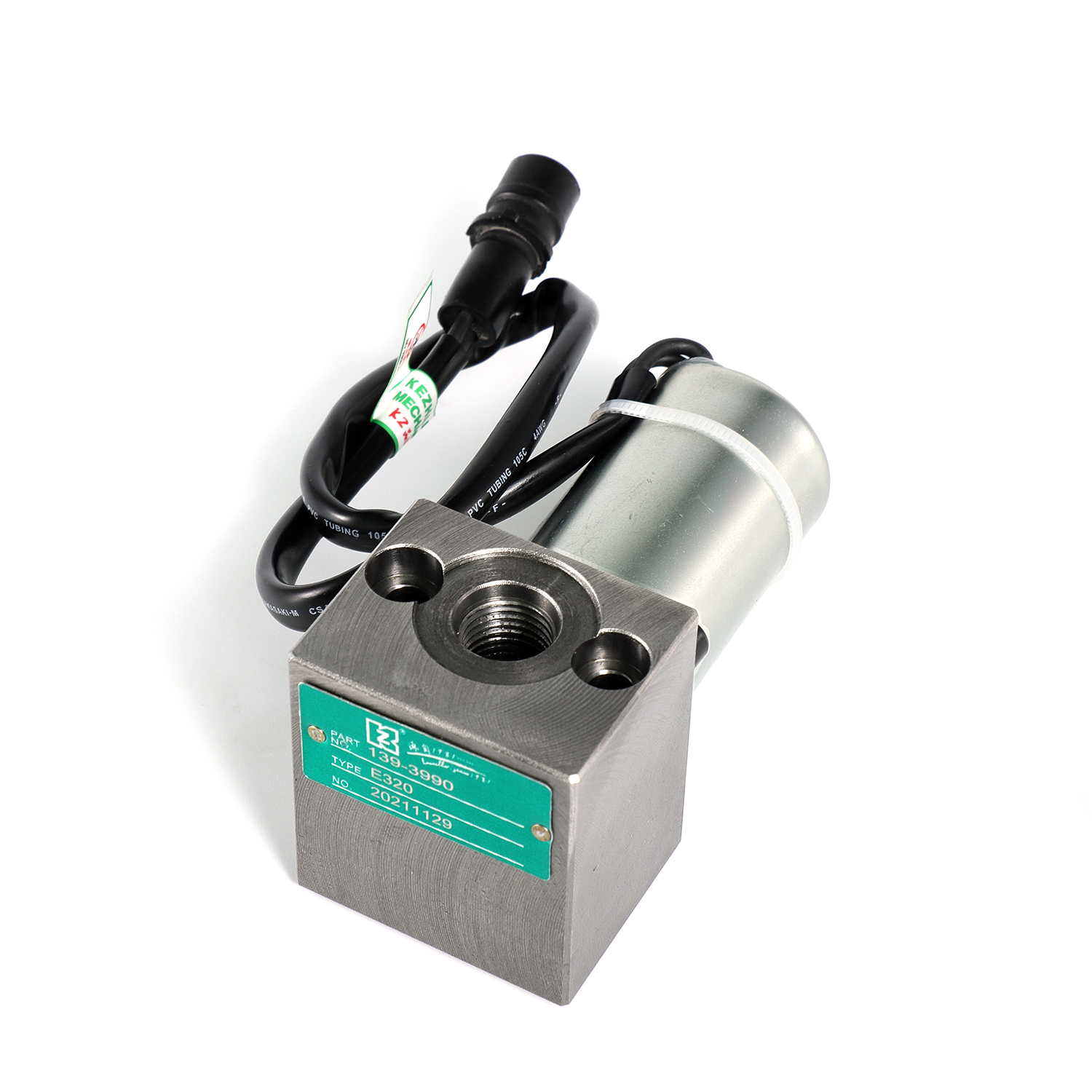 挖掘机卡特e320液压泵电磁阀