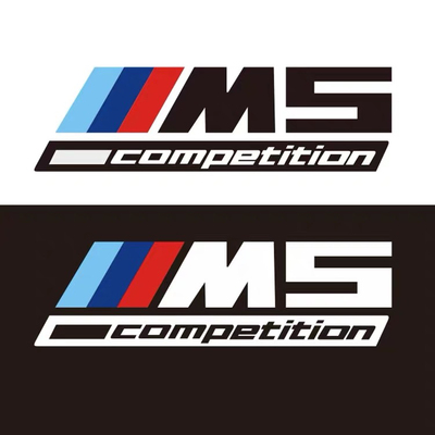 适用于BMW competition M5 sticker decal宝马m5尾标车贴纸车贴花