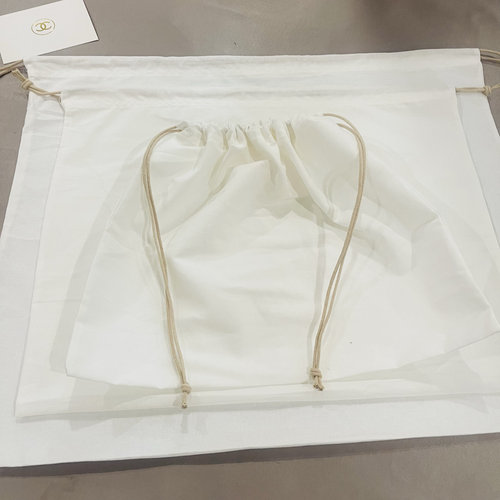 纯白色棉布抽绳束口袋收纳袋旅行内衣内裤衣物整理袋抽绳袋防尘袋