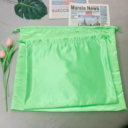 色丁绸缎亮面束口袋可印logo中秋节月饼包装袋礼盒内袋送礼收纳袋