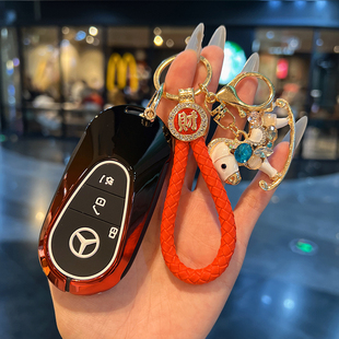 s级glc300l壳扣男女 新款 奔驰c260l钥匙套24款 e300l车c200l高级