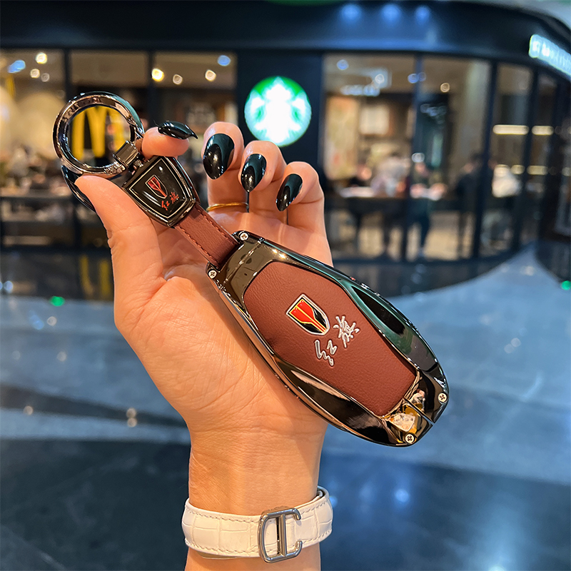 2024款红旗H5钥匙套2023款H6 H9专用HQ9 HS5 HS7 HS3 EH汽车扣壳