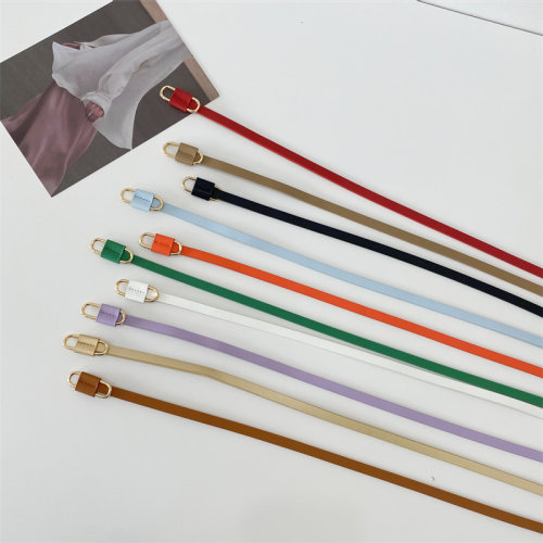 简约黑色女细腰带女韩版潮