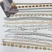 腰链女士装 饰细腰带简约配连衣裙银色民族风铁链金色小皮带裙带