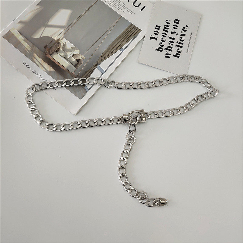 腰链女士装饰细腰带简约百搭配连衣裙金属针扣铁链时尚小皮带裙带,服饰配件/皮带/帽子/围巾,腰带/皮带/腰链,淘宝优惠券,粉丝福利购,淘宝优惠卷