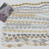 腰链女士装 饰细腰带简约配连衣裙银色民族风铁链时尚 小皮带裙带