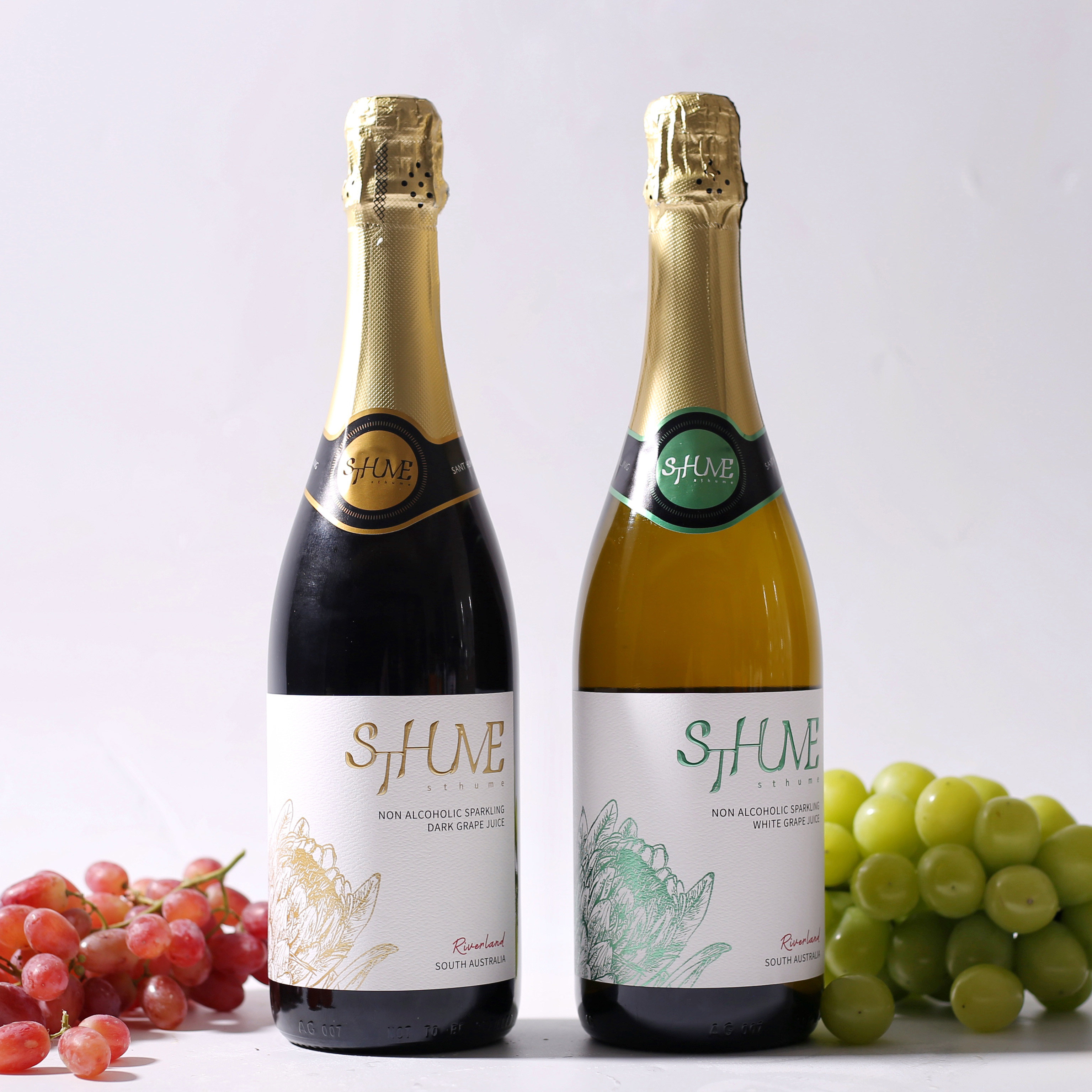 0酒精｜配料表：葡萄汁、二氧化碳｜澳大利亚进口无醇起泡葡萄汁