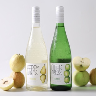 果味清爽 不黏腻 99%原果汁含量 波兰自然发酵苹果起泡果酒西打酒