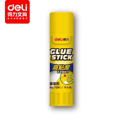 粘性好白色无甲醛配方得力文具