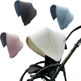 博格步bee3婴儿推车遮阳棚顶棚坐垫bee5斗篷骨架bee6车蓬防晒透气