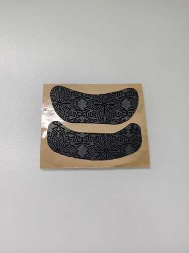 通用雪花纹鼠标防滑贴背贴gpx毒蝰f1超薄0.45pu皮革