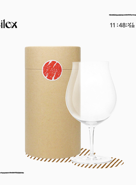 Silex 郁金香红酒杯手工制作无铅水晶玻璃矮脚杯家用宴会酒具礼物