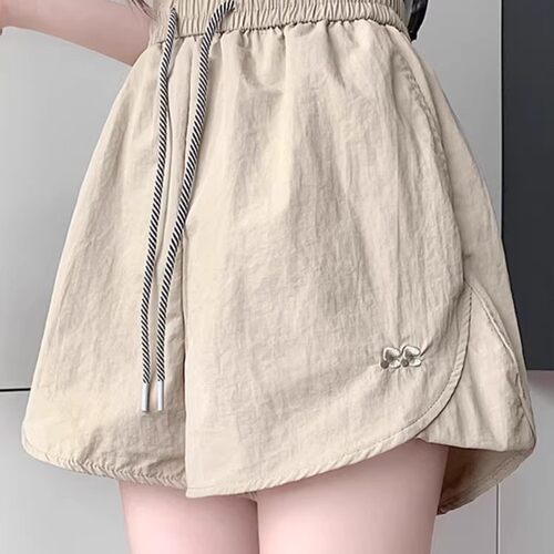 清仓捡漏冰丝薄款阔腿短裤女