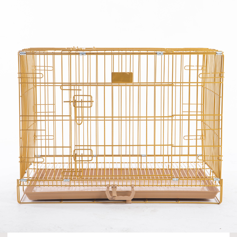乐佳狗笼咬不坏防锈狗笼子带厕所