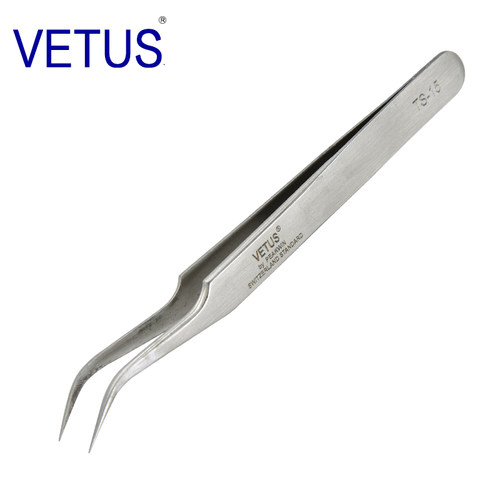 VETUS 不锈钢高精密镊子TS-15（116mm）防磁防酸碱镊子 钟表维修 - 封面
