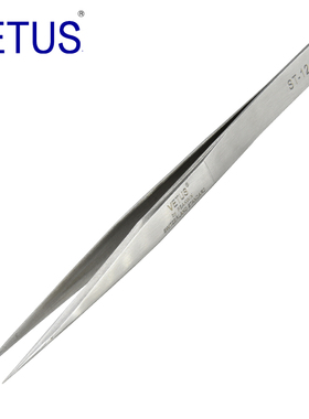 VETUS高精密镊子ST-12 302不锈钢防磁防酸（135mm）镊子 钟表维修