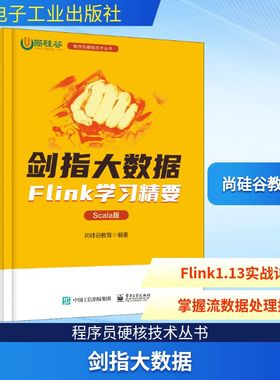 剑指大数据 Flink学习精要 Scala版 尚硅谷教育 编 编程语言 专业科技 电子工业出版社 9787121443428 图书