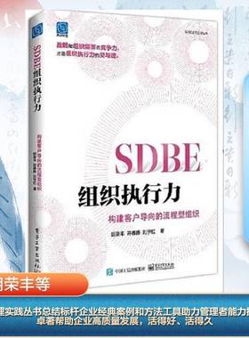 书籍正版 SDBE组织执行力:构建客户导向的流程型组织 胡荣丰 电子工业出版社 管理 9787121495007