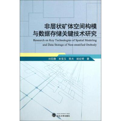 非层状矿体空间构模与数据存储关键技术研究 刘亚静 著 冶金、地质 专业科技 武汉大学出版社 9787307136533 图书